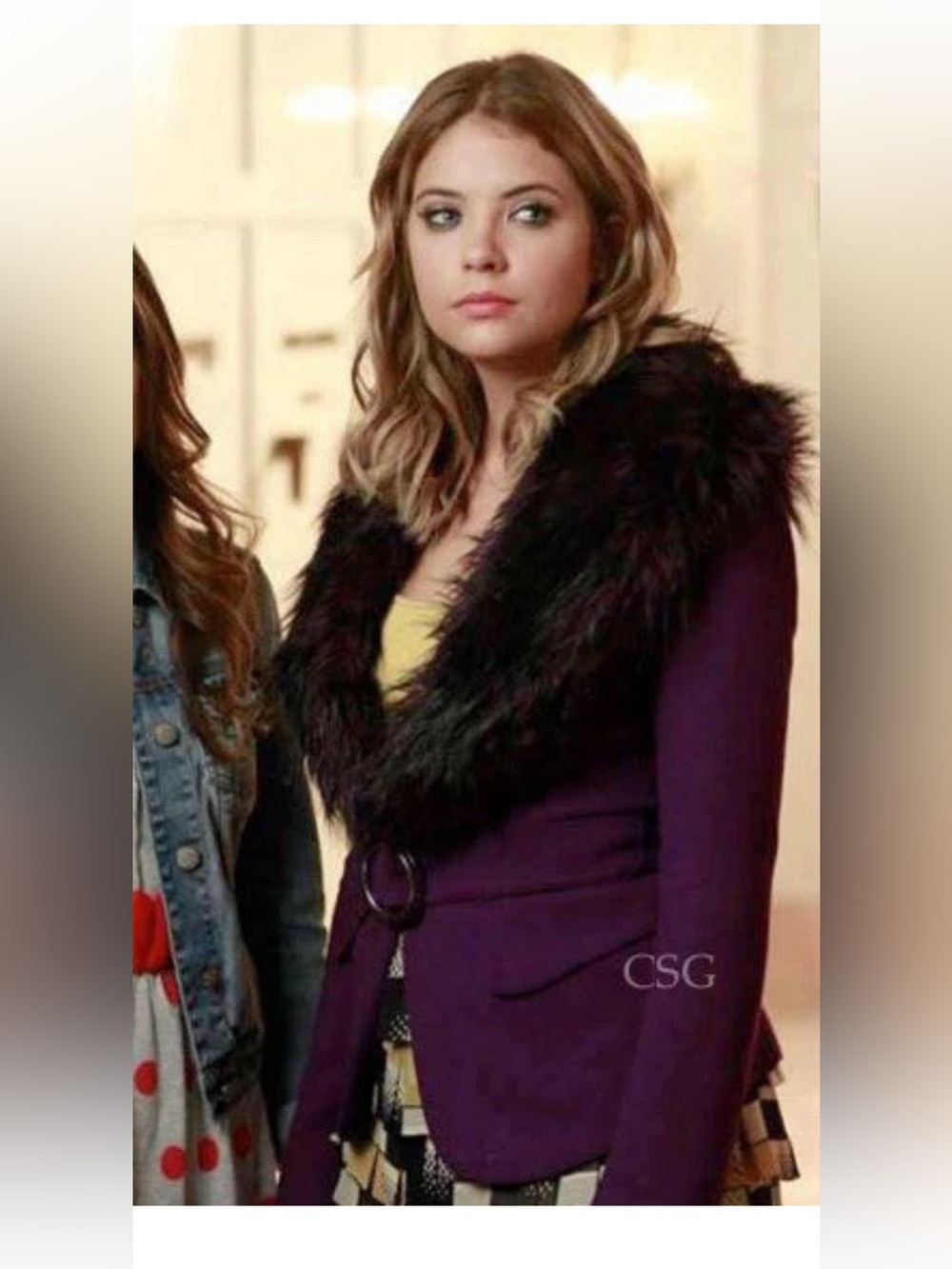 Royal Purple Rachel Zoe Coat